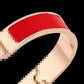 2022 New Trend Enamel Hard Bracelets Big Name Design Letter Luxurious Jewelry Bracelet for Women Fashion Accessories Gift