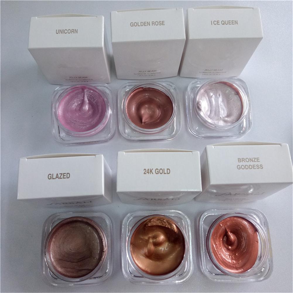 Mix Face Makeup Highlighter glitter
 Liquid Highlighting Foundation long lasting Essence lotion 6 Colors Face Makeup