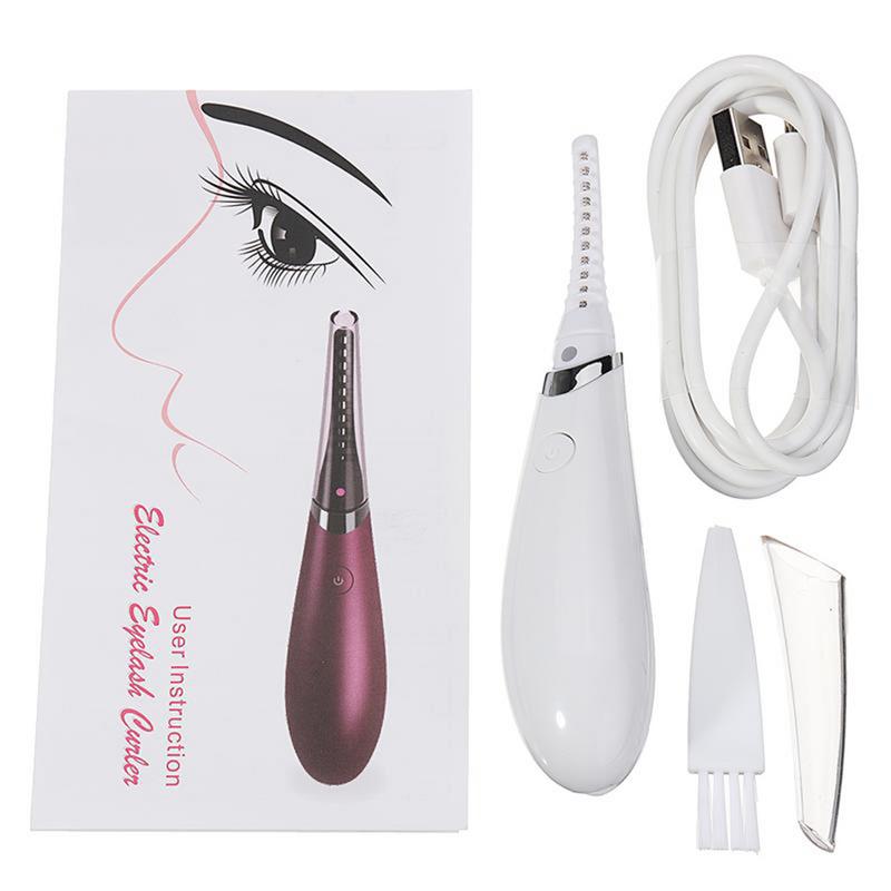 short USB chargeable
 electriccal
al
cal
al
 Heated Eyelash strong
 electriccal
al
cal
al
 Ironing Eyelash Curler Device For Beauty Gift