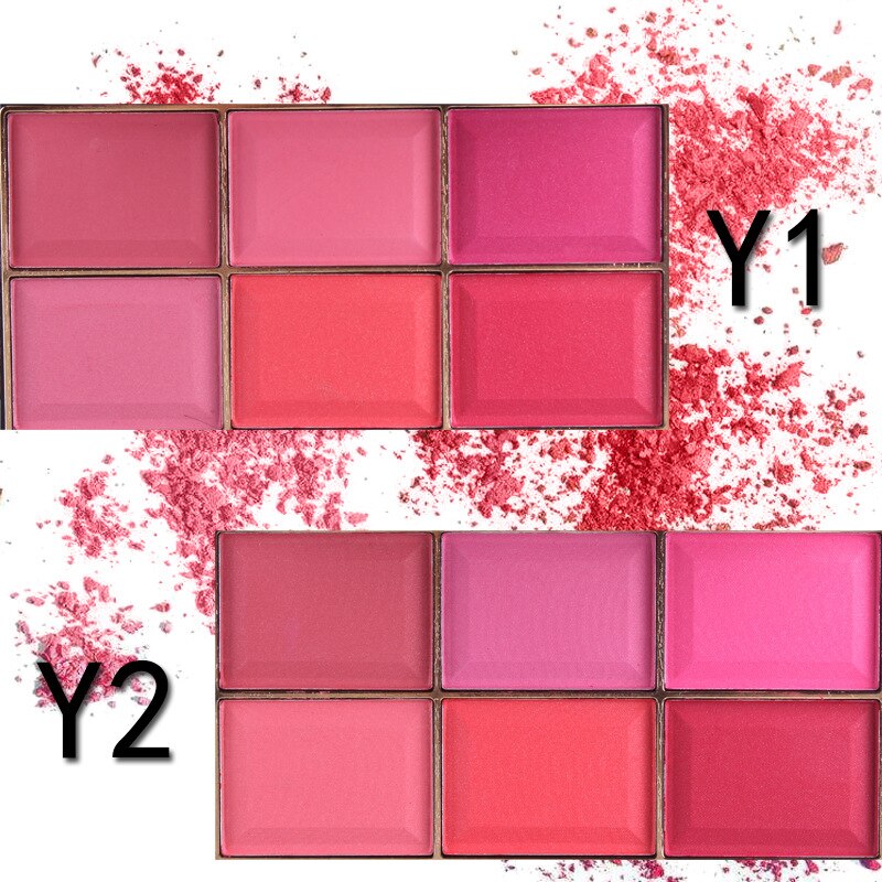 MISS pink six-color blush sizzling make-up makeup rouge women's blush  & America