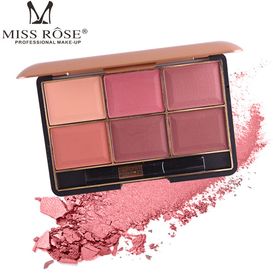 MISS pink six-color blush sizzling make-up makeup rouge women's blush  & America