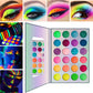 24 color luminous eyeshadow paillette maquillage glitter for face eye shadow glow in the dark maquillaje paillette make up
