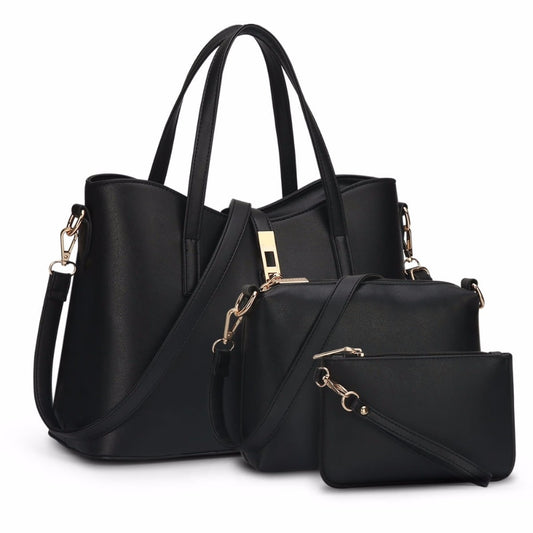 female Bag Top-Handle Bags young female Famous Brand female Messenger Bags hand purse
 Set partial leather Composite Bag