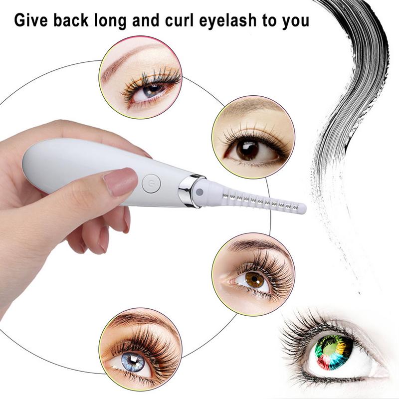 short USB chargeable
 electriccal
al
cal
al
 Heated Eyelash strong
 electriccal
al
cal
al
 Ironing Eyelash Curler Device For Beauty Gift